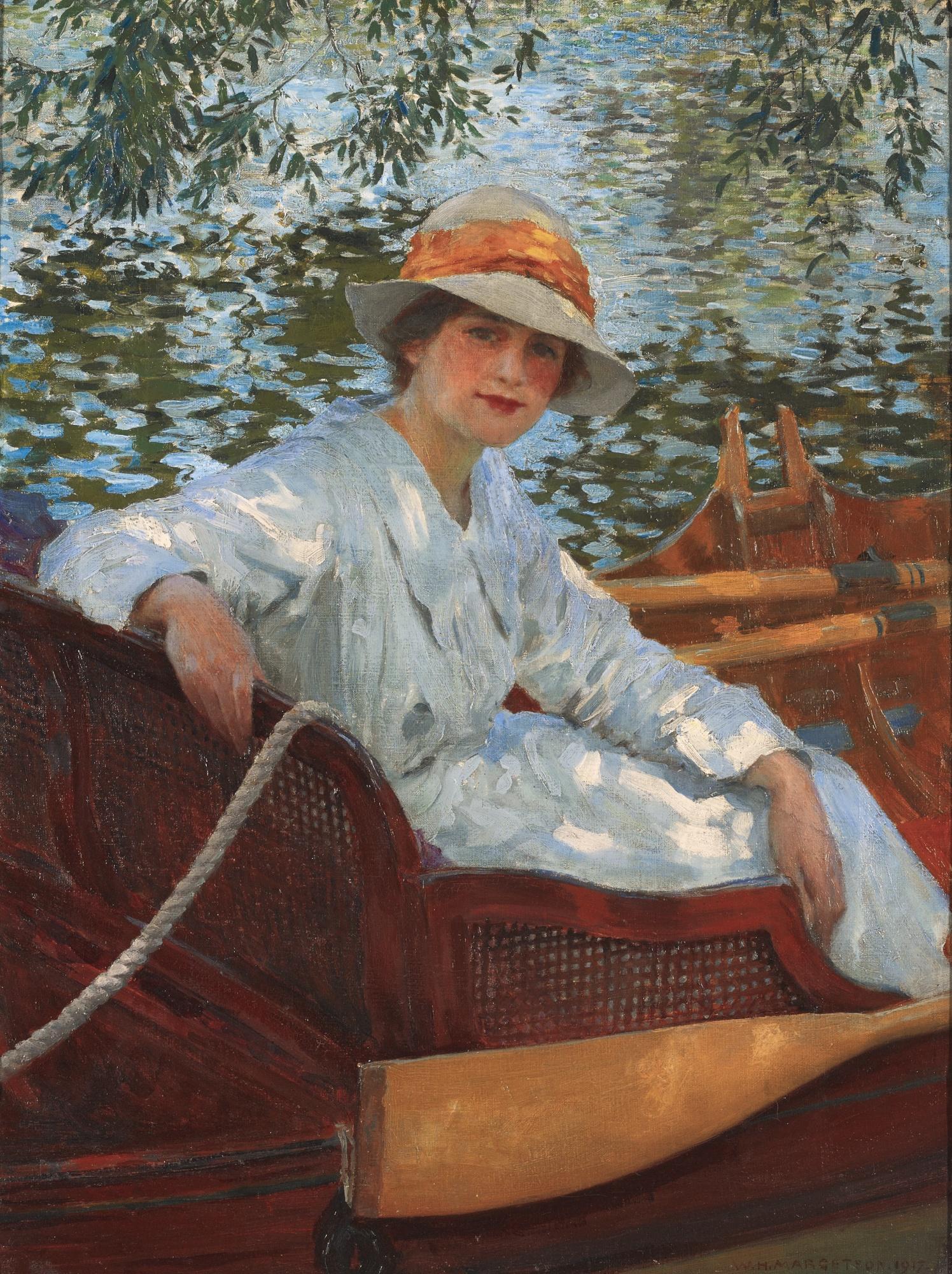 William Henry Margetson - A Summer\'S Row