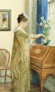William Henry Margetson - Daffodils
