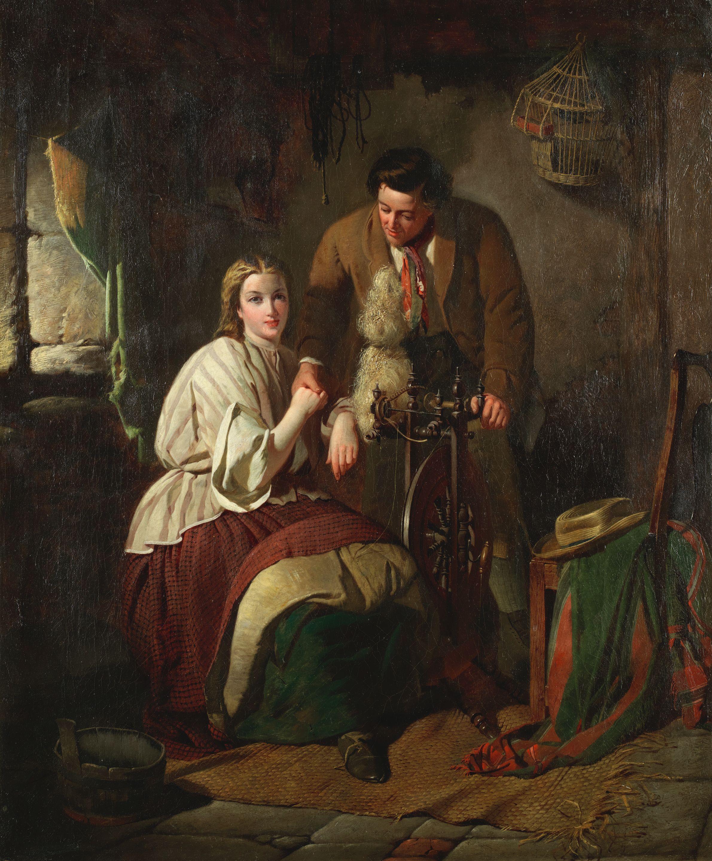 William Henry Midwood - A cotton courtship