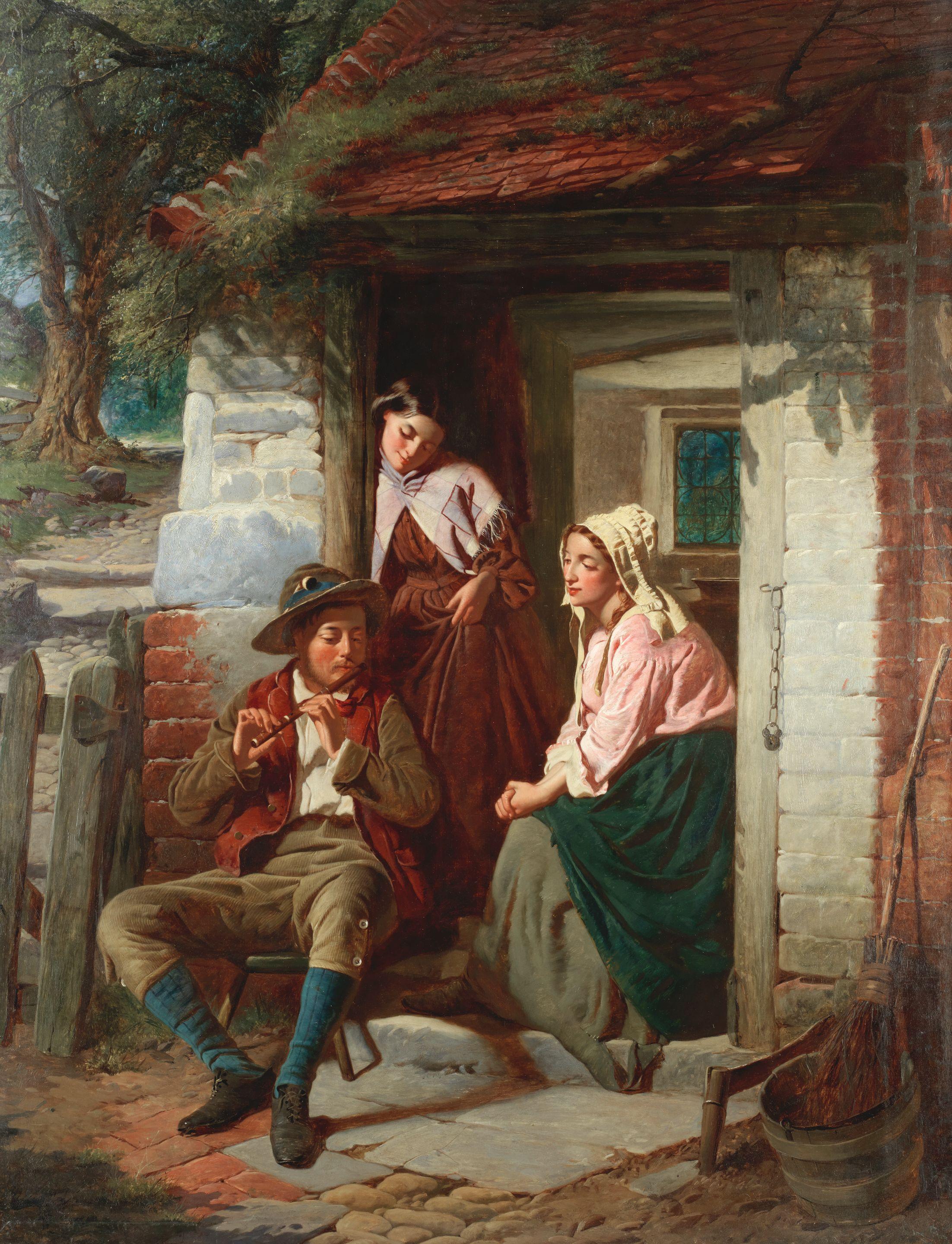 William Henry Midwood - The flute player
