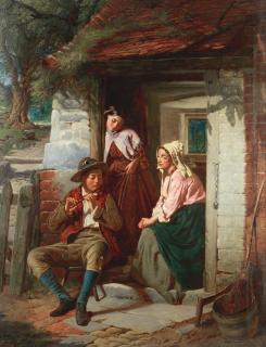 William Henry Midwood - The flute player