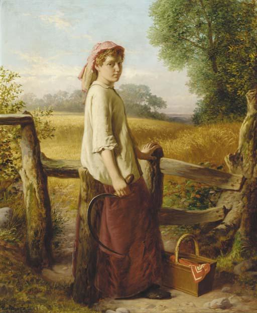 William Henry Midwood - The gleaner
