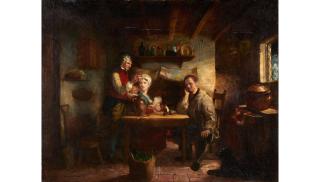 William Henry Midwood - The Tired New Parents