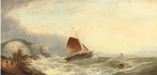 William Henry Williamson - Caught in a gush of wind