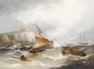 William Henry Williamson - Off Bamburgh Head