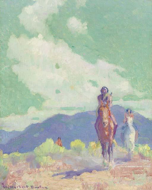 William Herbert Dunton - Indian Riders