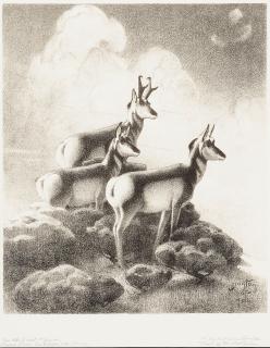 William Herbert Dunton - On the Great Plains and Heart of the Wilderness, from Heart of the West Series