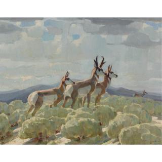 William Herbert Dunton - On The Old Plains