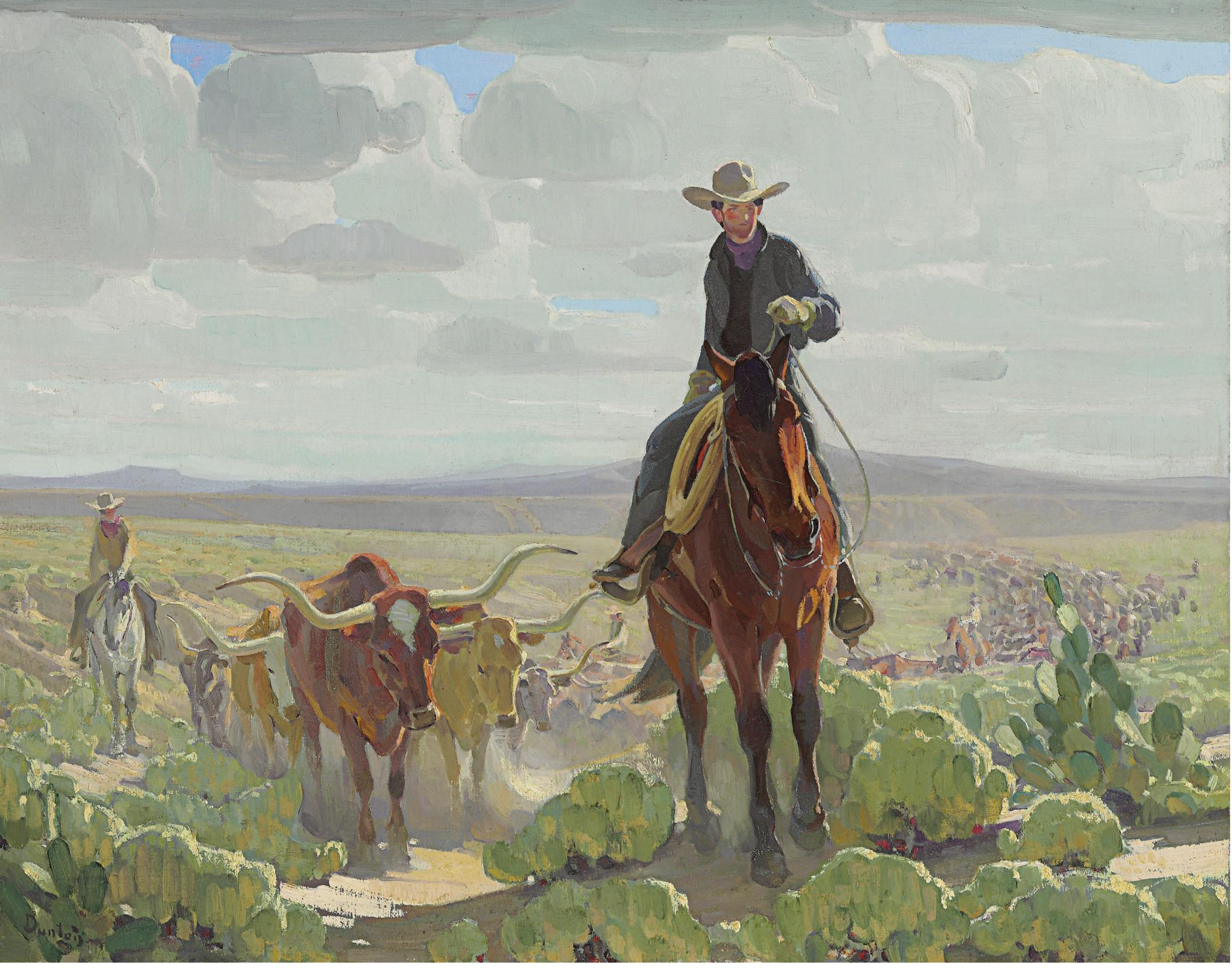 William Herbert Dunton - Texas of Old