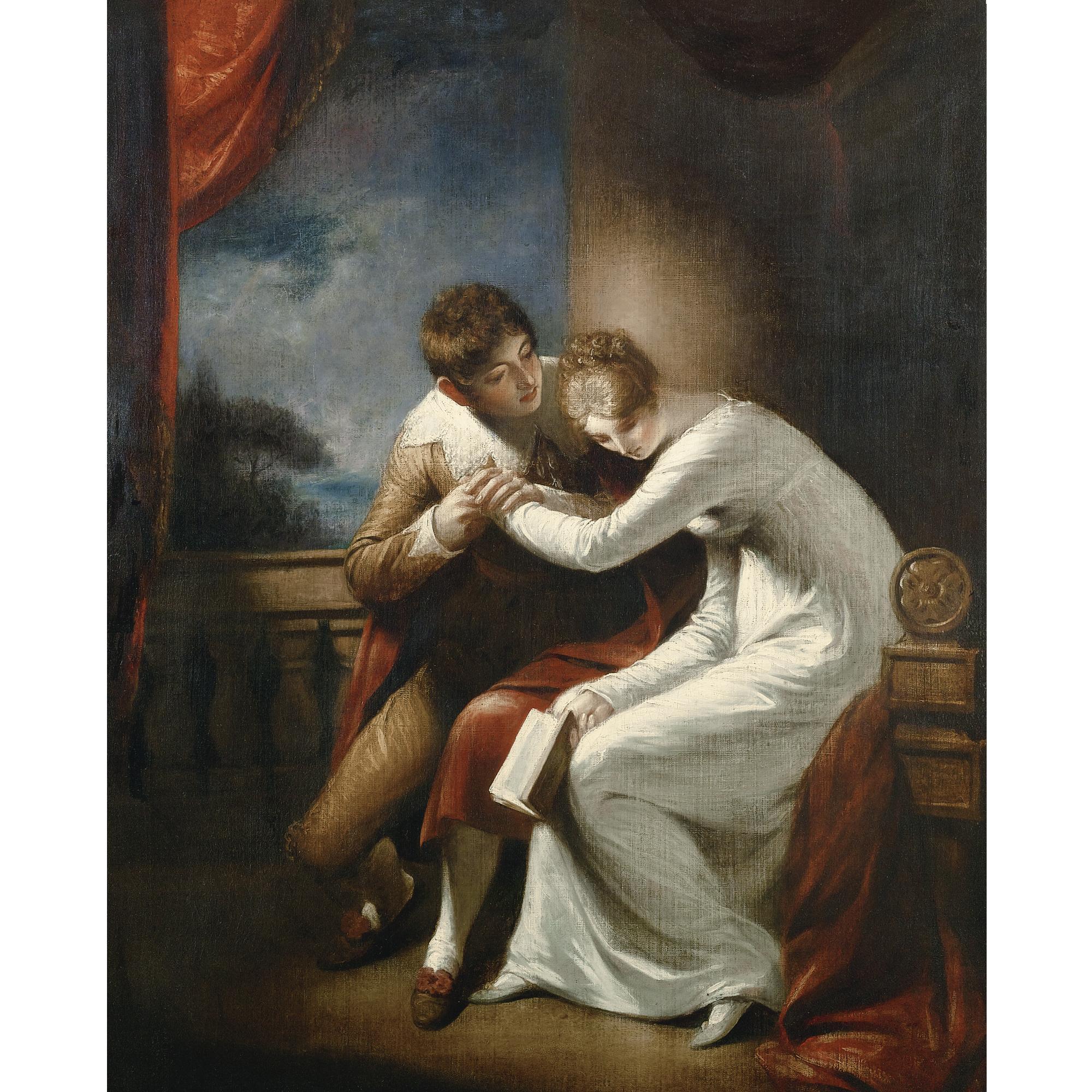 William Hilton Ii - Lovers On A Balcony