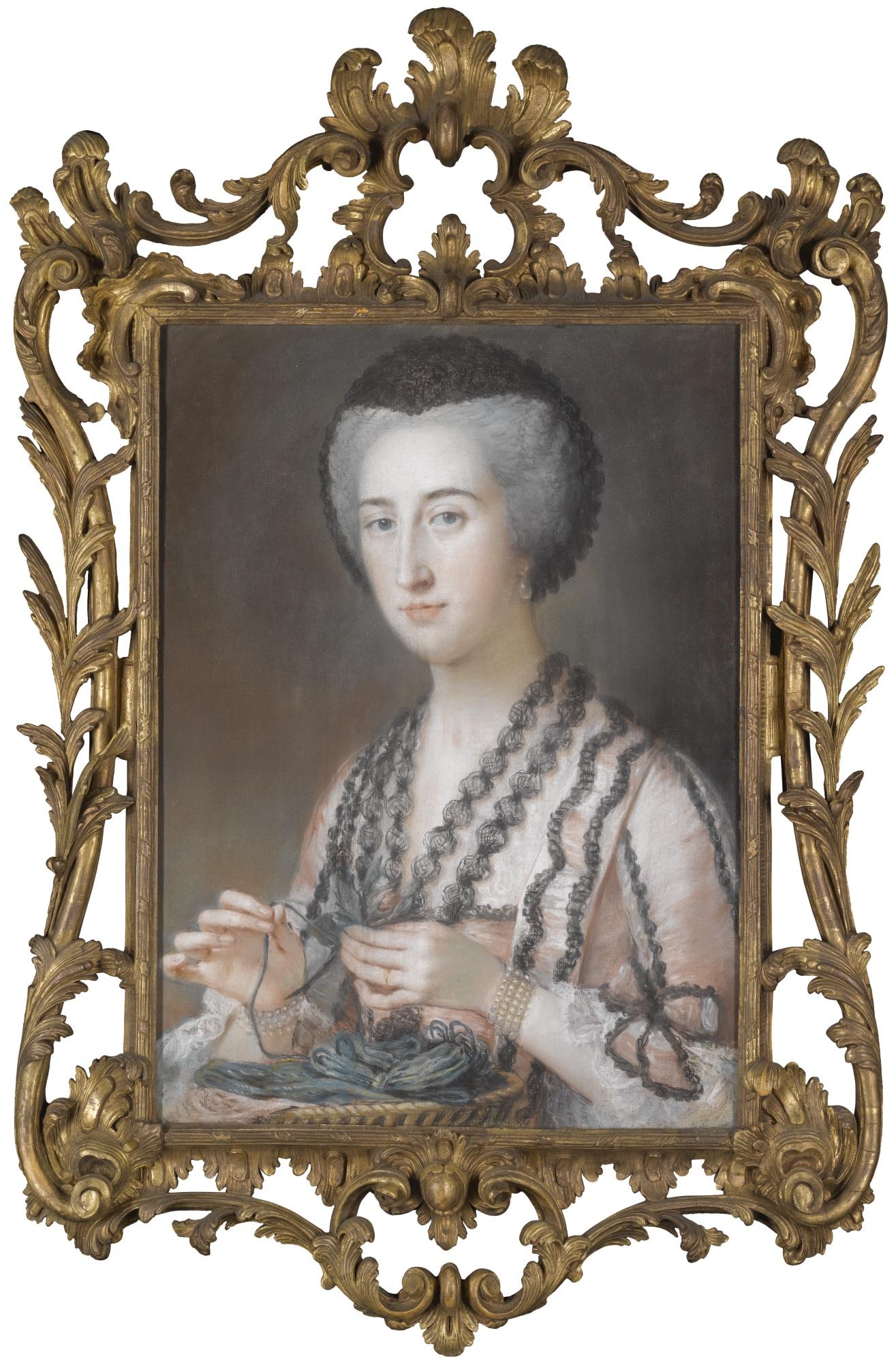 William Hoare of Bath R.A. - Portrait Of Susanna Hoare, Viscountess Dungarvan, Later Countess Of Ailesbury (1732-1783)