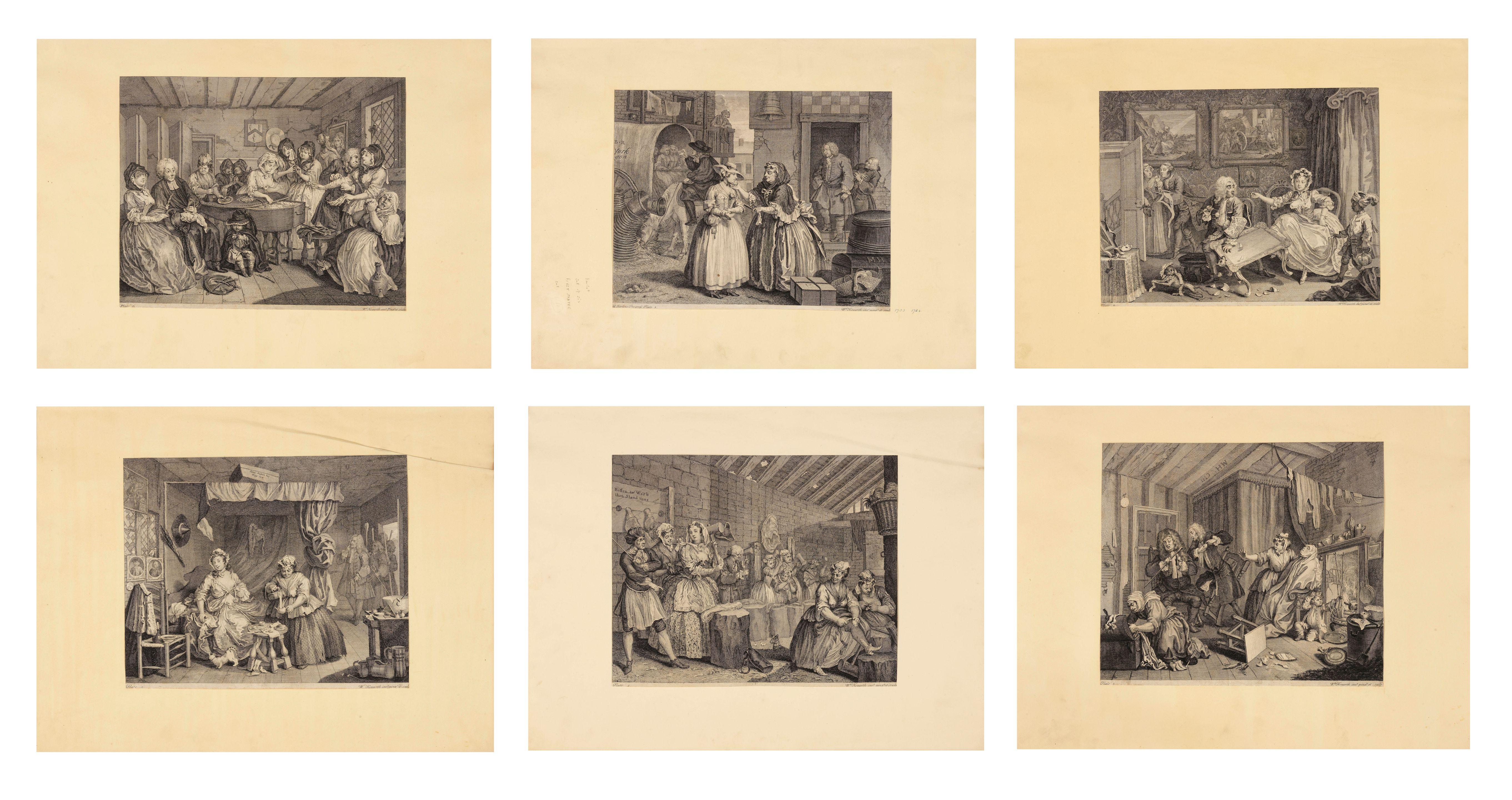 William Hogarth - A Harlot\'S Progress