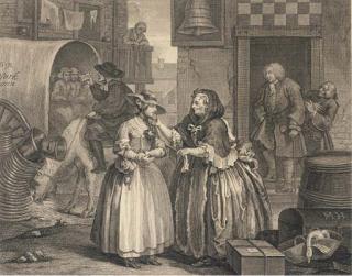 William Hogarth - A Harlot\'s Progress