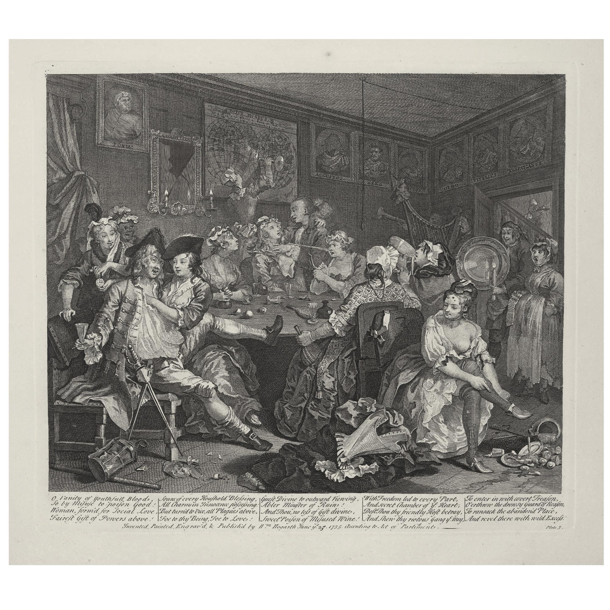 William Hogarth - A Rare Collection Of Engravings And Etchings By And After William Hogarth