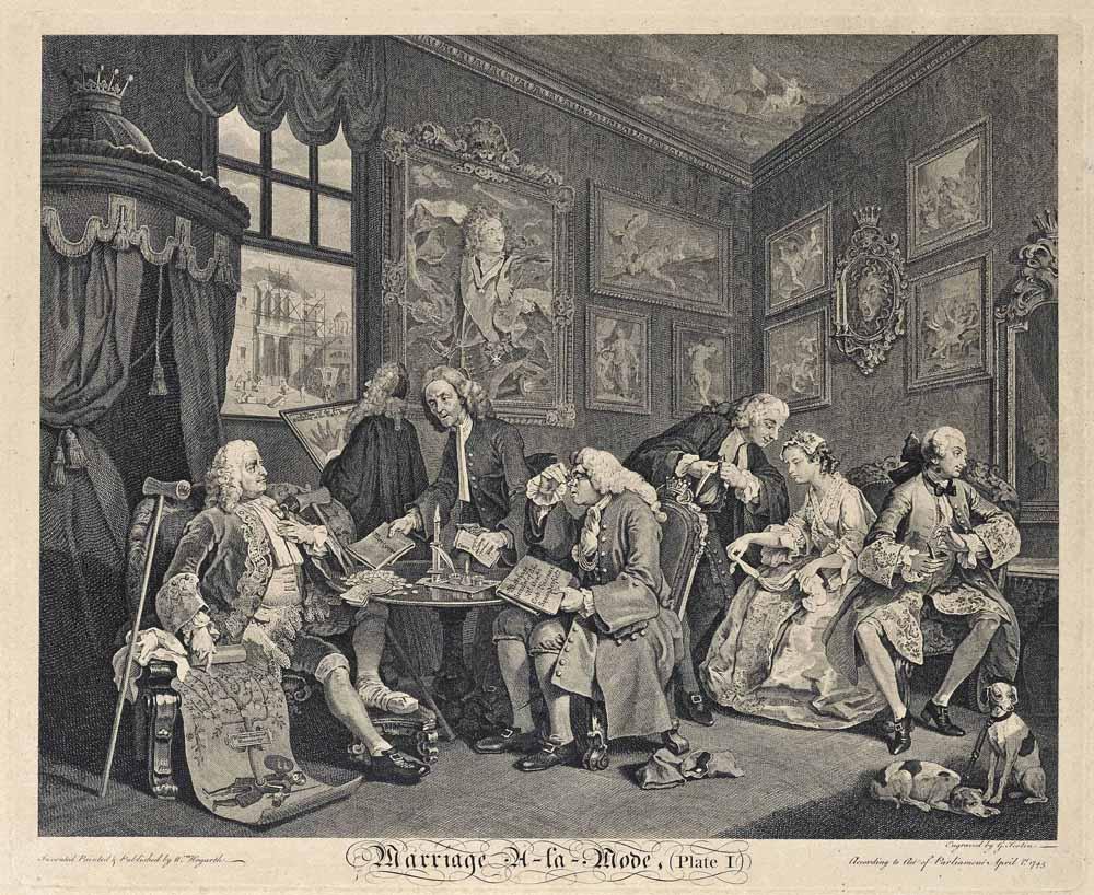 William Hogarth - Marriage À-La-Mode