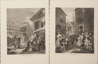 William Hogarth - The Four Times of the Day: Morning, Noon, Evening, Night