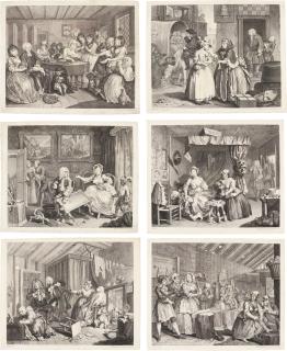 William Hogarth - The Harlot\'S Progress