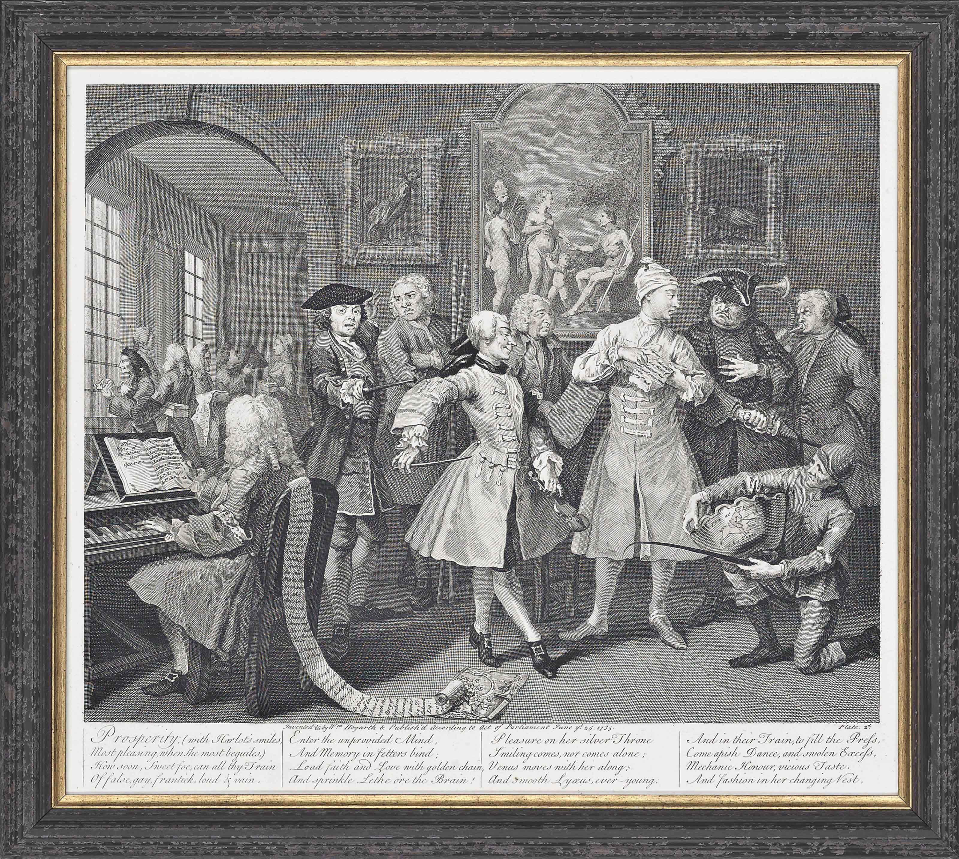 William Hogarth - The Rake\'s Progress