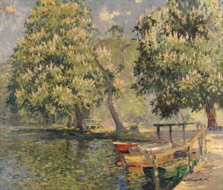 William Hoggatt - The park in summer