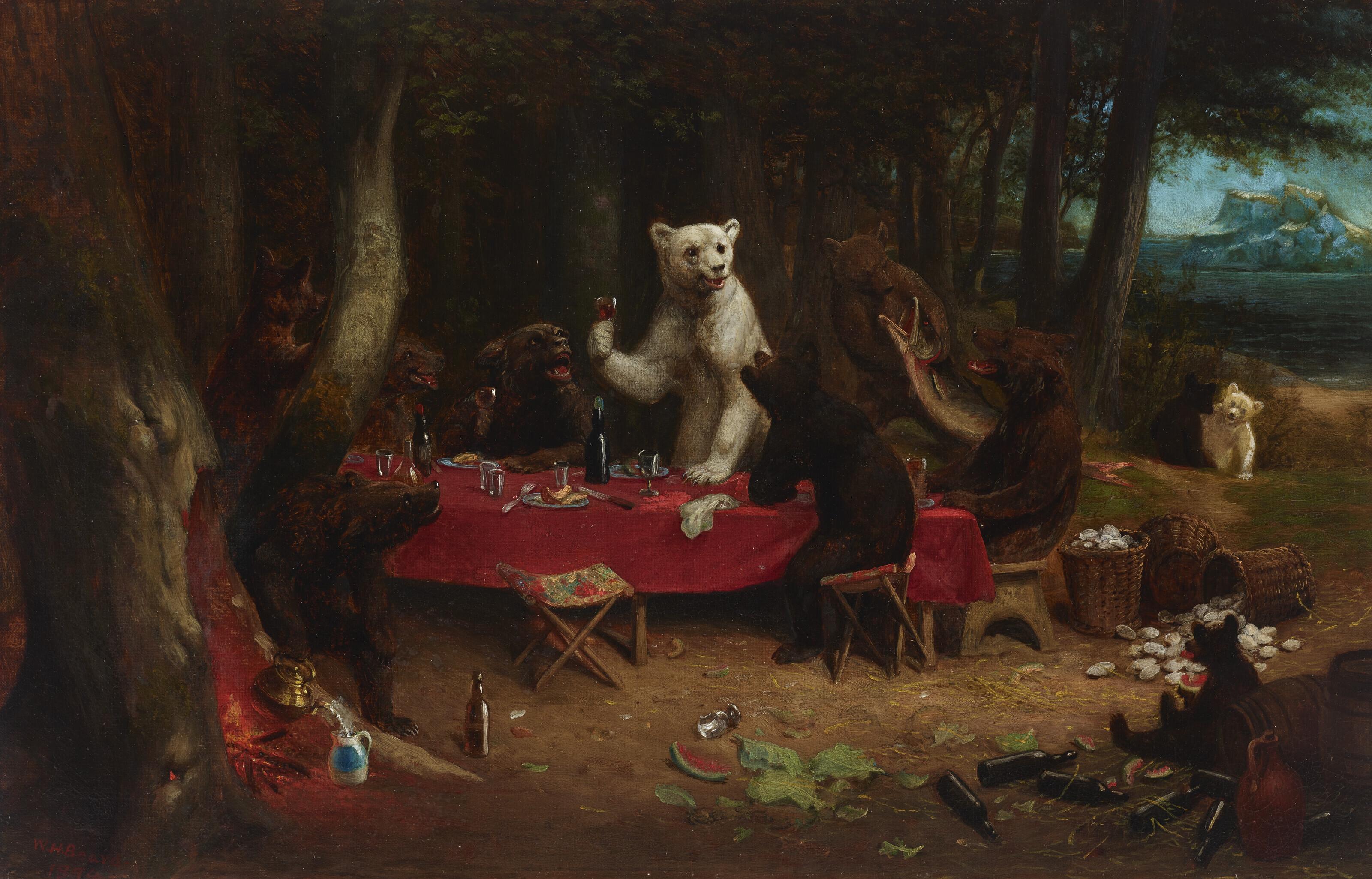 William Holbrook Beard - Bears Picnic