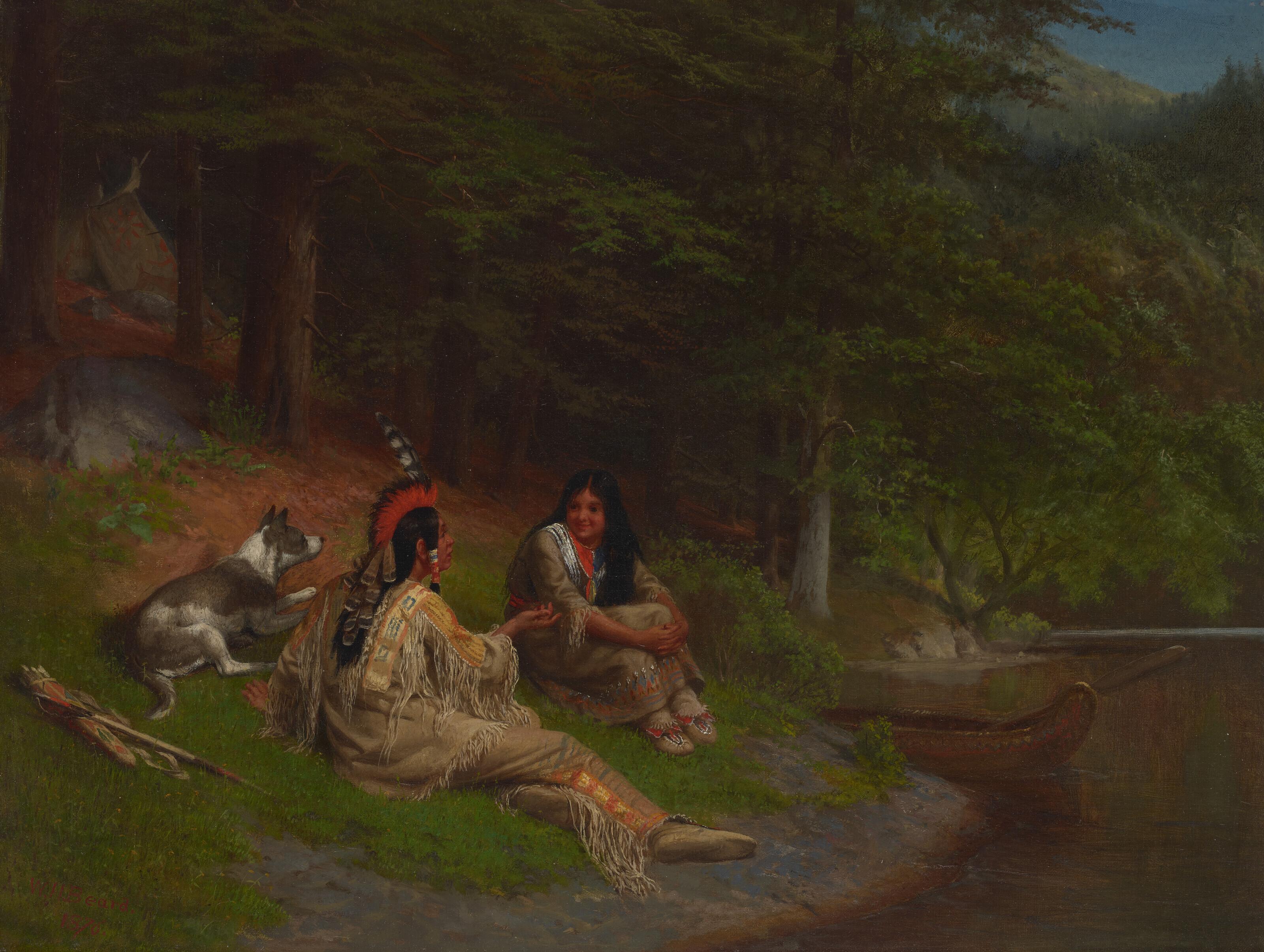 William Holbrook Beard - Indian Idyll