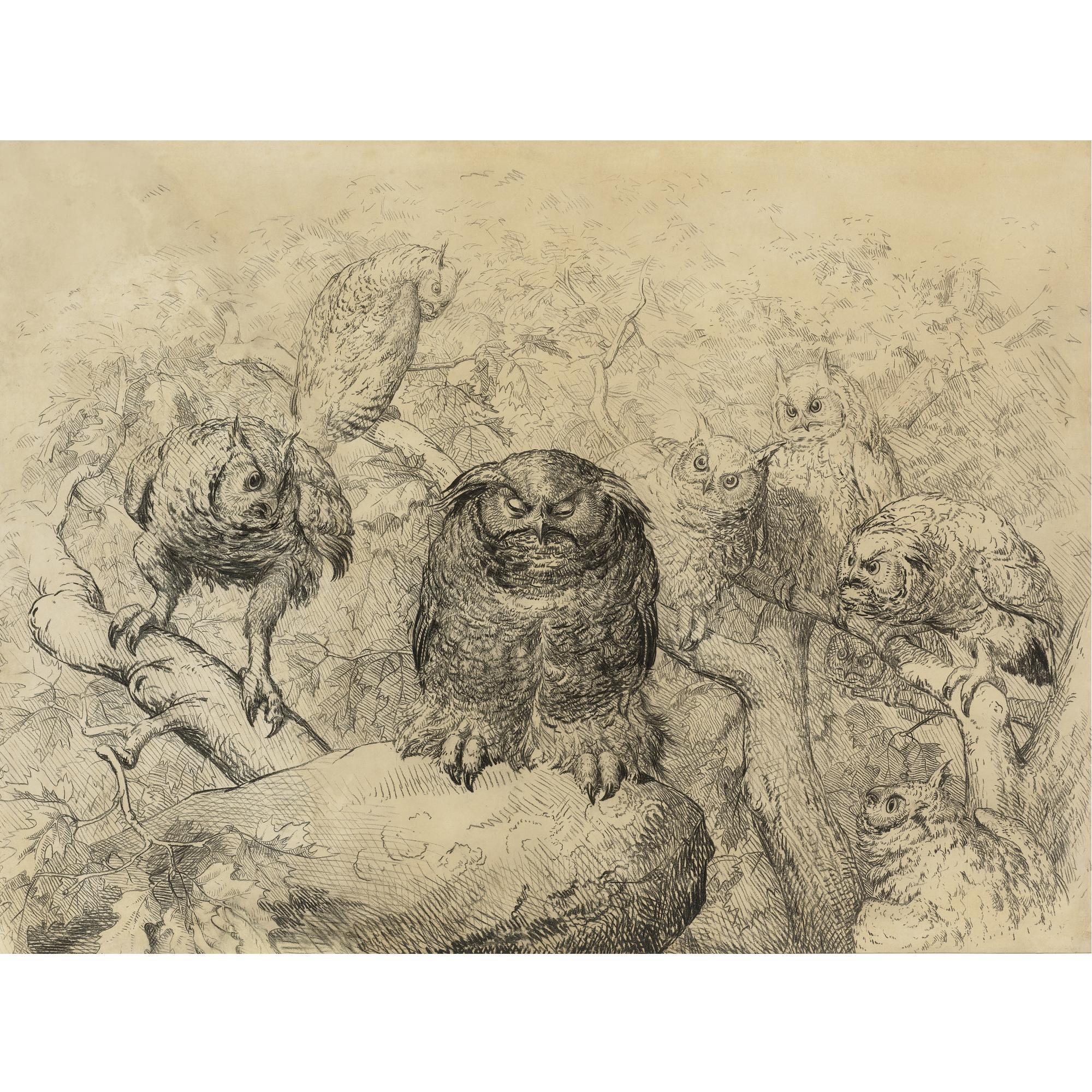 William Holbrook Beard - Minerva Reflecting