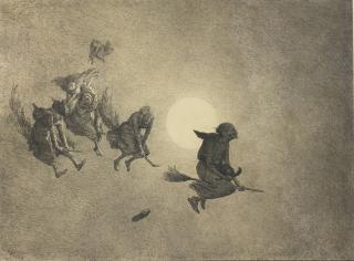William Holbrook Beard - The Witches\' Ride