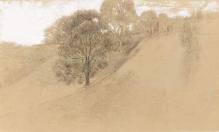 William Holman Hunt, A.R.S.A., R.S.W., Hon. R.W.S. - The city gate, Winchelsea, 1852