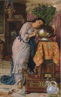 William Holman Hunt, O.M., R.W.S. - Isabella And The Pot Of Basil