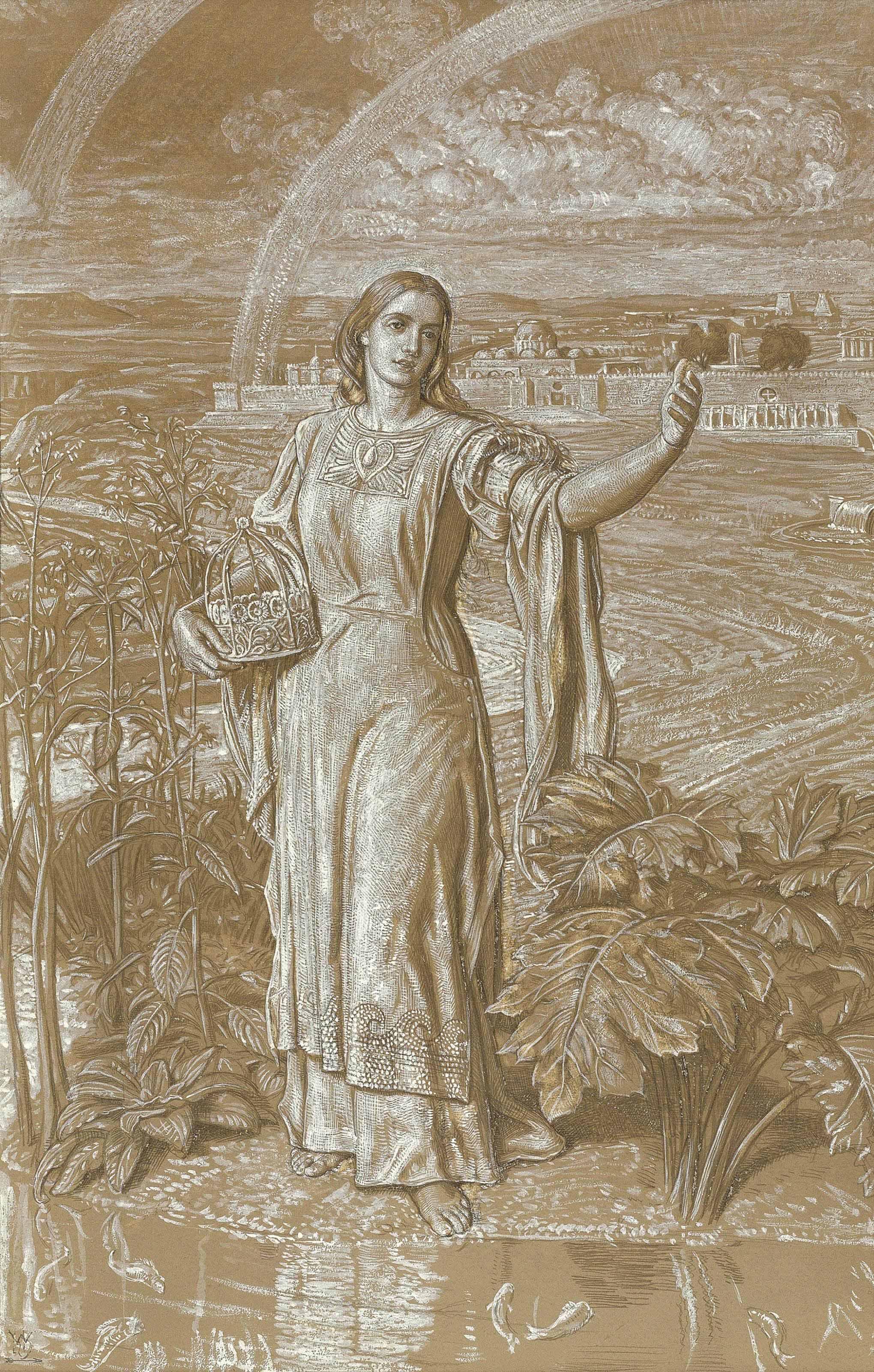 William Holman Hunt, O.M., R.W.S. - Pearl