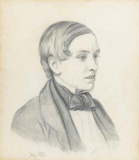 William Holman Hunt, O.M., R.W.S. - Portrait Of Charles Allston Collins