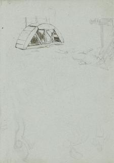 William Holman Hunt, O.M., R.W.S. - Studies Of Carpentry Tools And The Cover Of A Water Wheel For The Shadow Of Death