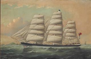 William Howard Yorke - A Portrait Of The Schooner \'Patterdale\'