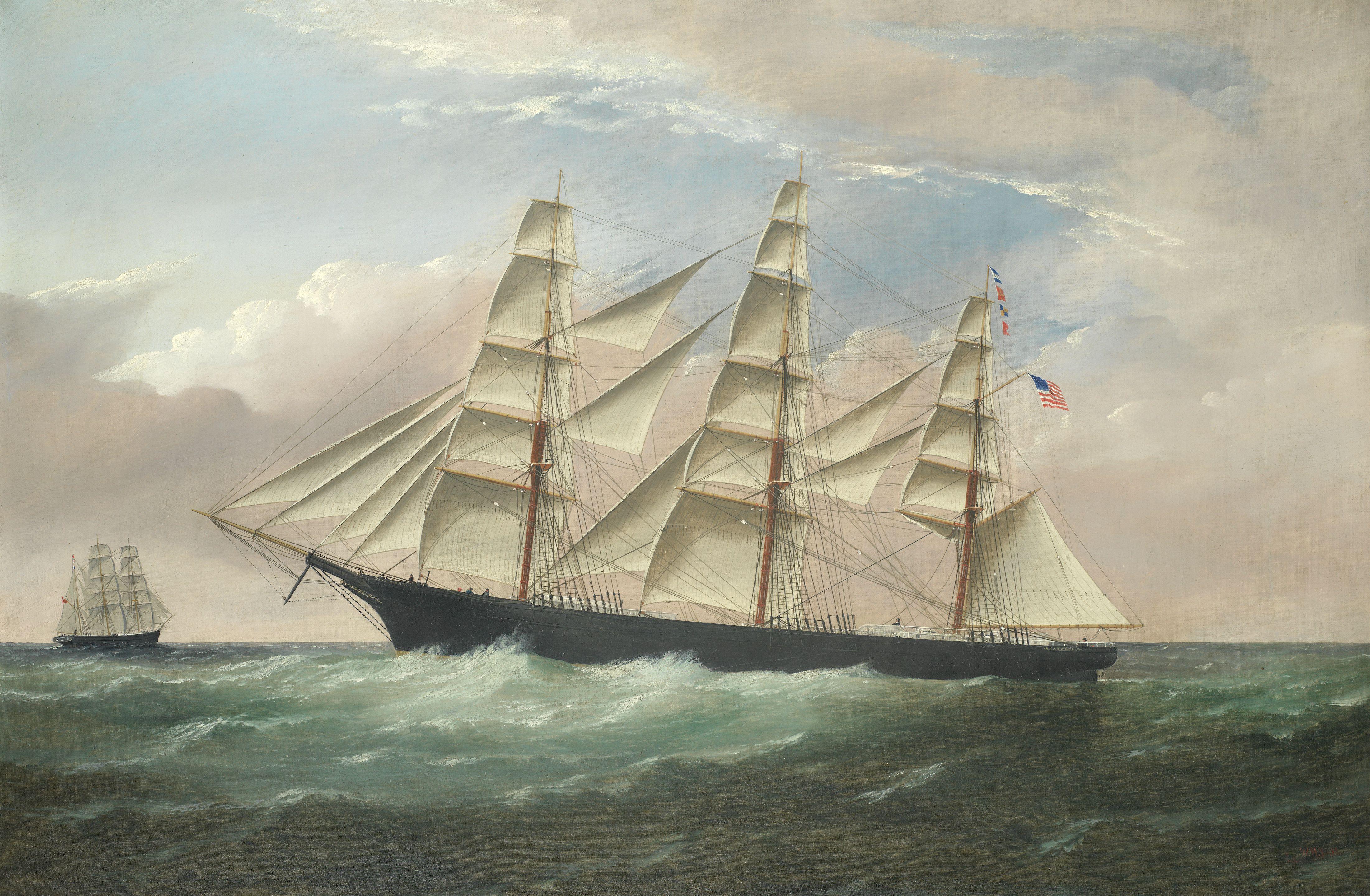 William Howard Yorke - The American clipper ship Raphael