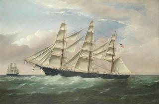 William Howard Yorke - The American clipper ship Raphael