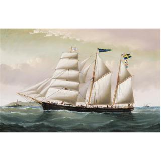 William Howard Yorke - The Barquentine \'Nordstjernan\'