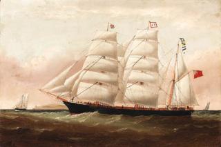 William Howard Yorke - The clipper ship Emily A. Davies