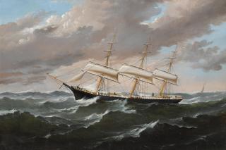 William Howard Yorke - Zephyr in a gale