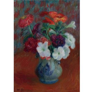 William J. Glackens - Floral Still Life