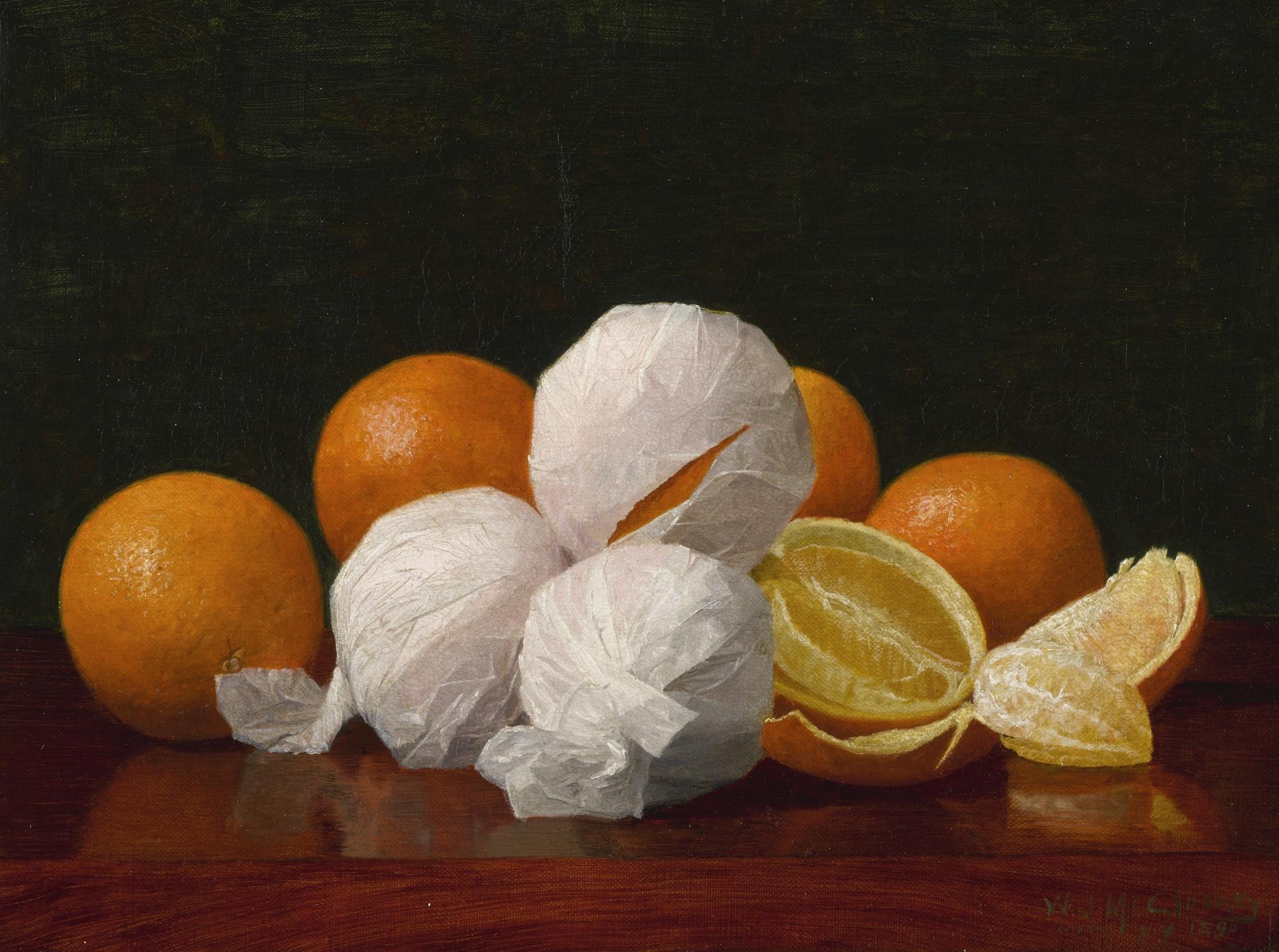 William J. McCloskey - Untitled (Wrapped Oranges)