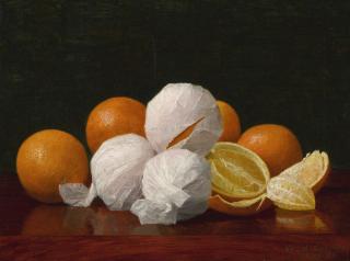 William J. McCloskey - Untitled (Wrapped Oranges)