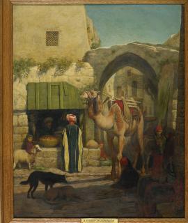 William J. Webbe - A Street In Jerusalem