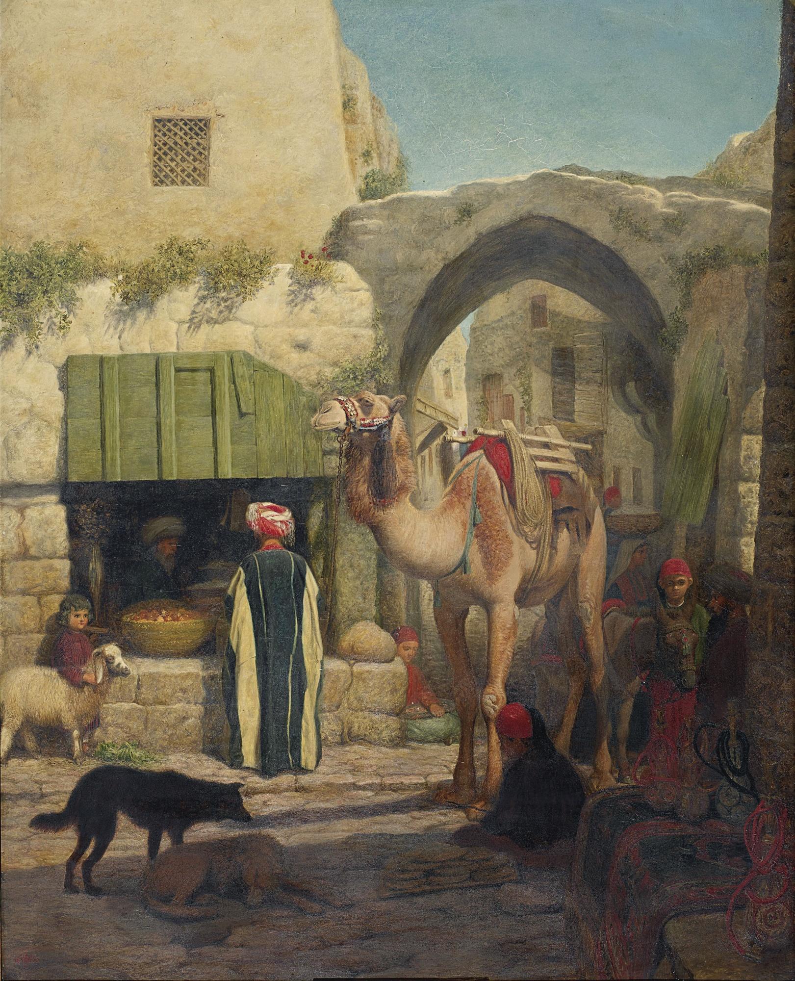 William J. Webbe - A Street In Jerusalem