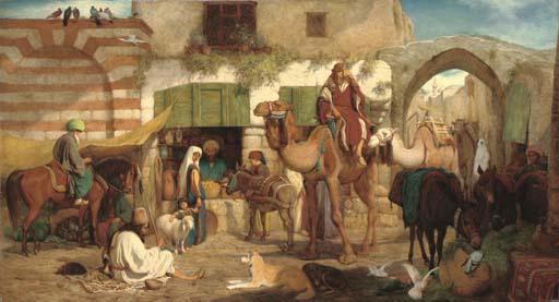 William J. Webbe - A Street In Jerusalem