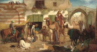 William J. Webbe - A Street In Jerusalem