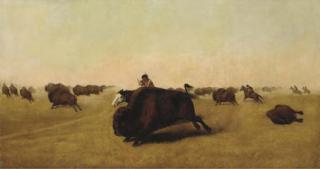 William Jacob Hays - Buffalo Hunt