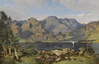 William James Blacklock - Derwentwater Looking Towards Borrowdale