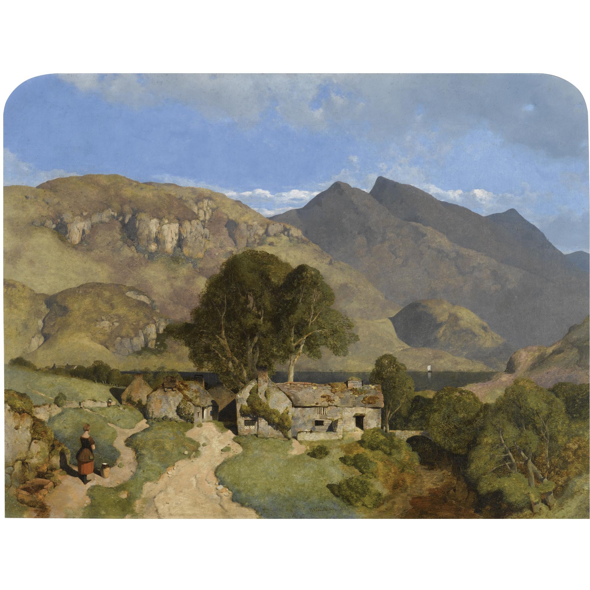 William James Blacklock - Lakeland Mountains, Crummock Water, Grassmoor And Whiteless Pike