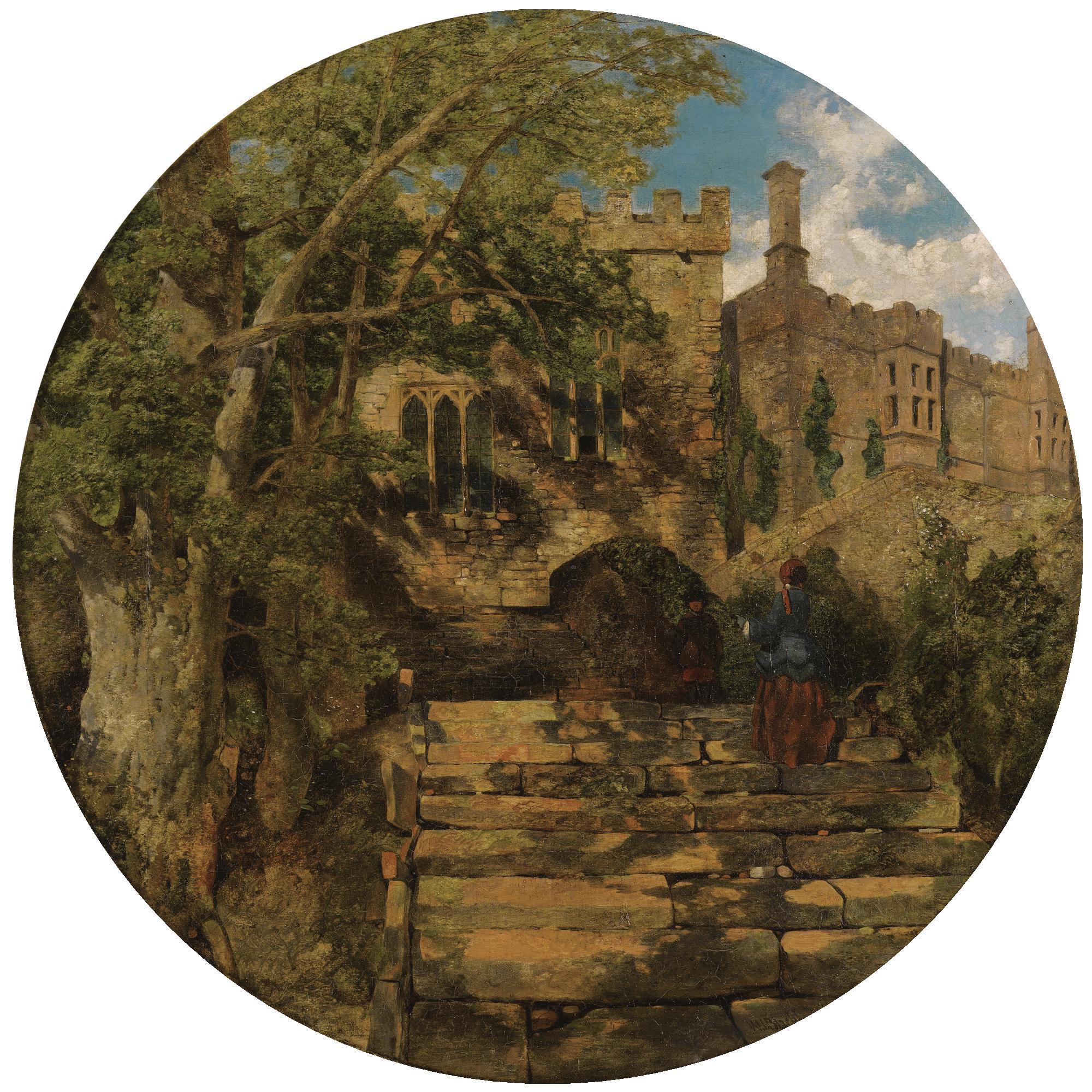 William James Blacklock - The Chapel At Haddon Hall
