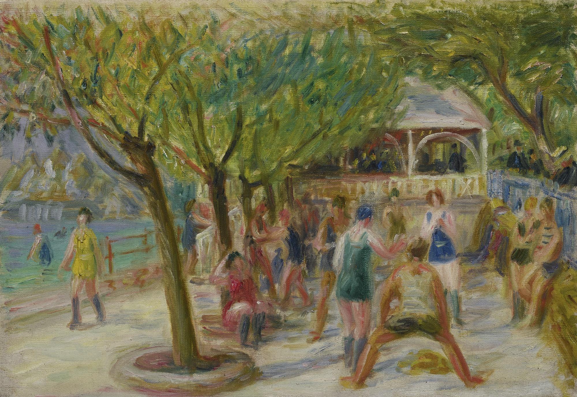 William James Glackens - Bathers At Play